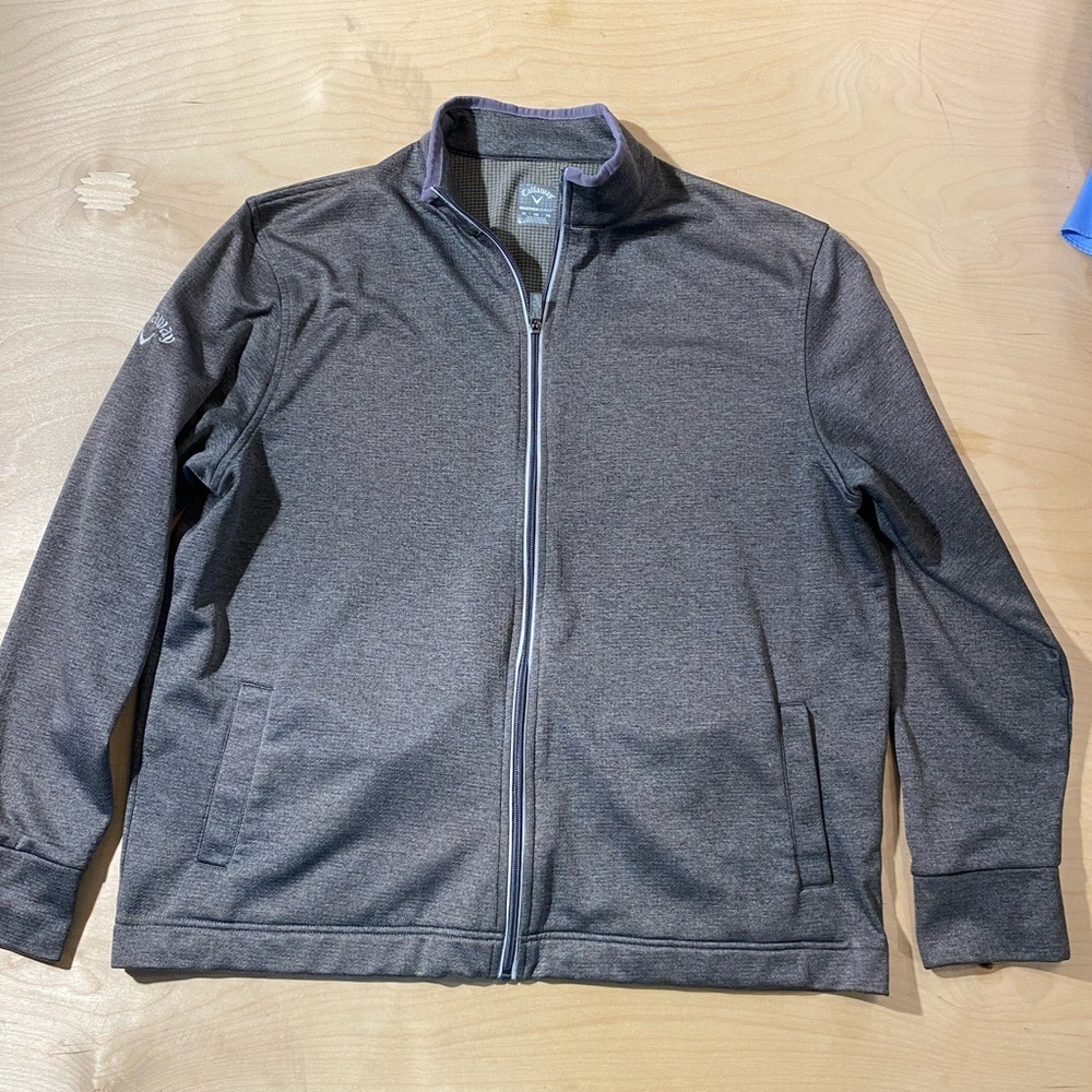 Callaway Weather Series Men's Gray Full-Zip Jacket XL (LW)